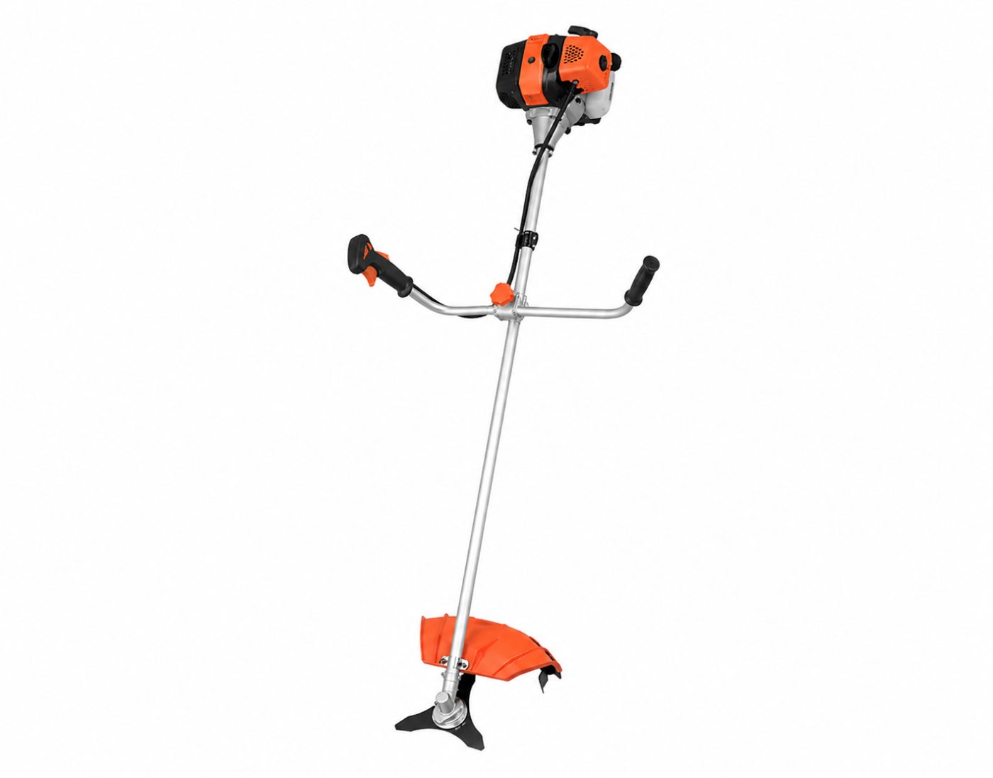 Brush cutter side view