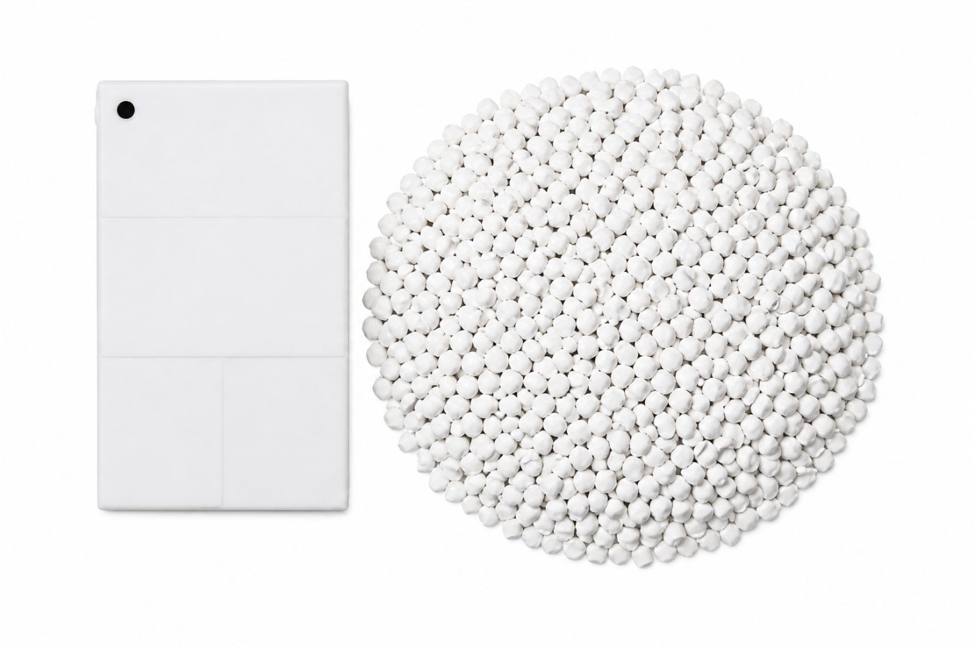 White masterbatch detail