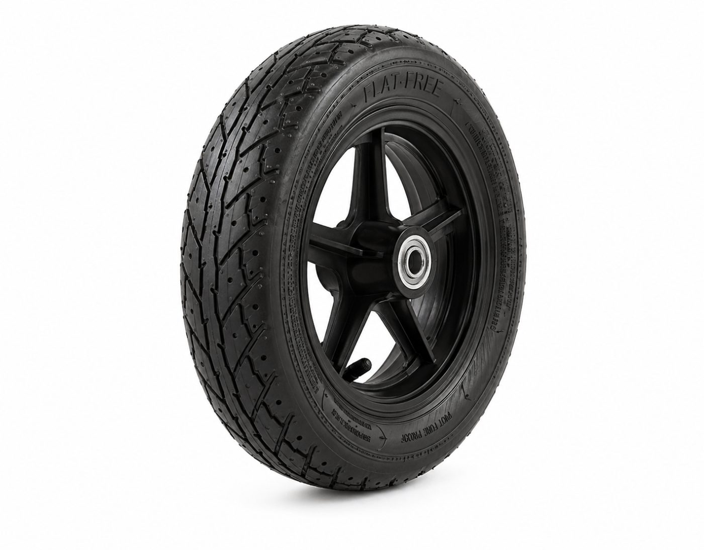 Flat-free tire detail